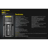Nitecore UMS2 Intelligent USB-C 2-Slot Fast Battery Charger (NiCD/NiMH/Li-Ion/IMR)