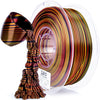 Ziro 3D Multicolor Stripes Silk PLA Filament, 1.75mm