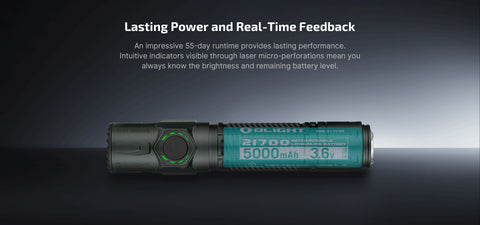 Olight Warrior Ultra 2500 Lumen Rechargeable Tactical Flashlight