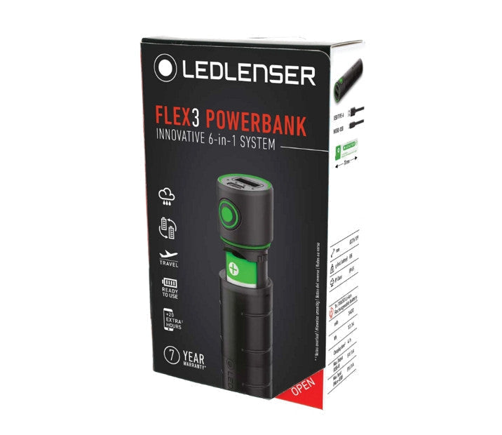 Batteries & Chargers - LedLenser Flex3 Compact USB Powerbank