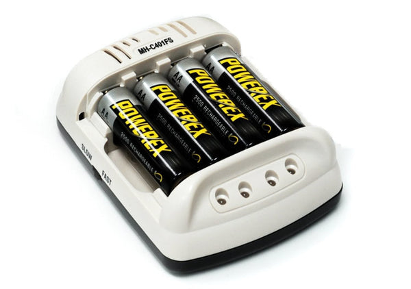 Powerex MH-C401FS 100 Minute Cool Charger with Car Adapter