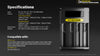 Batteries & Chargers - Nitecore Ci4 Four Slot Universal Battery Charger (NiCd/NiMH/Li-Ion)