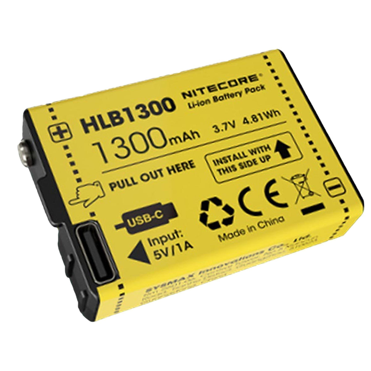 Batteries & Chargers - Nitecore HLB-1300 Battery Pack For UT27/HA13/Bubble