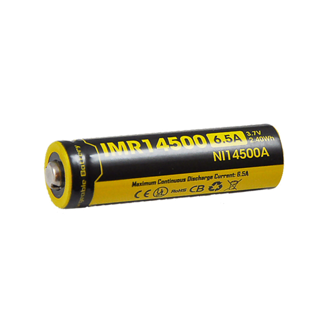 Batteries & Chargers - Nitecore NI14500A Rechargeable IMR14500 Battery For EA11, MT10A