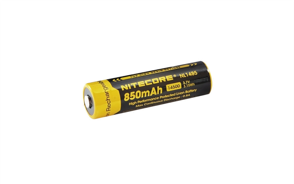 Batteries & Chargers - NITECORE NL1485 850mAh 14500 High Performance Li-ion Rechargeable Battery