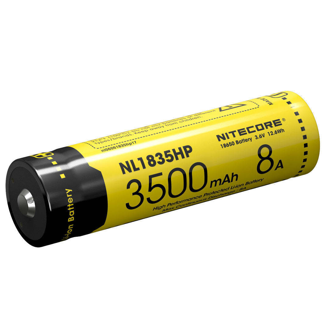 Batteries & Chargers - Nitecore NL1835HP 3500mAh High Performance Rechargeable 18650 Battery