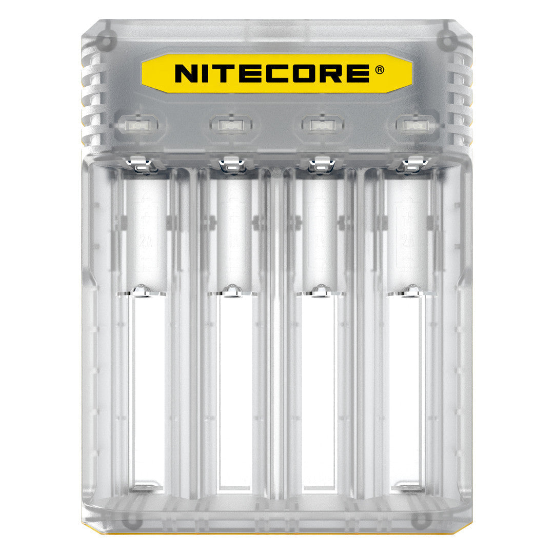 Batteries & Chargers - Nitecore Q4 4-Slot Universal IMR/Li-Ion Battery Charger (Lemonade)