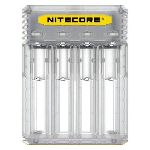 Batteries & Chargers - Nitecore Q4 4-Slot Universal IMR/Li-Ion Battery Charger (Lemonade)