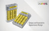 Batteries & Chargers - Nitecore Q4 4-Slot Universal IMR/Li-Ion Battery Charger (Lemonade)