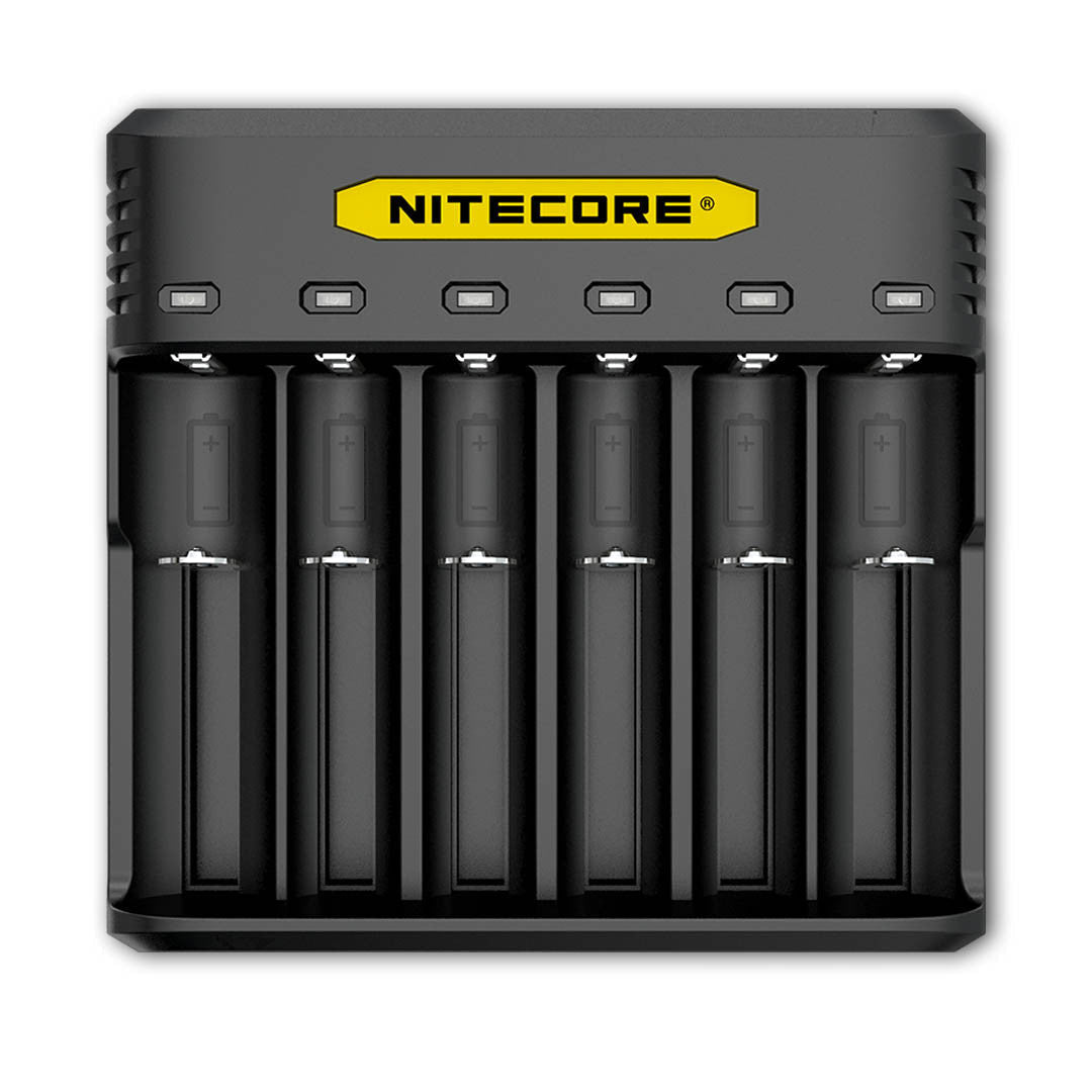 (USED/OPEN-BOX) Nitecore Q6 Six Slot 2A Universal Li-ion/IMR Battery Charger