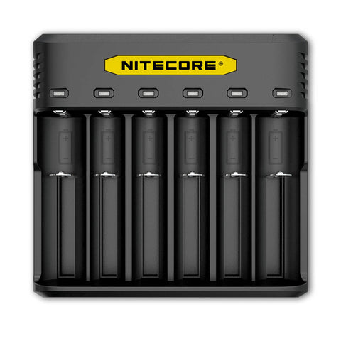 (USED/OPEN-BOX) Nitecore Q6 Six Slot 2A Universal Li-ion/IMR Battery Charger