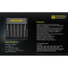 (USED/OPEN-BOX) Nitecore Q6 Six Slot 2A Universal Li-ion/IMR Battery Charger