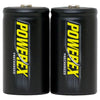 Batteries & Chargers - PowerEx PreCharged Rechargeable D Batteries (2-Pack) - 10,000mAh, Ultra Low Self-Discharge