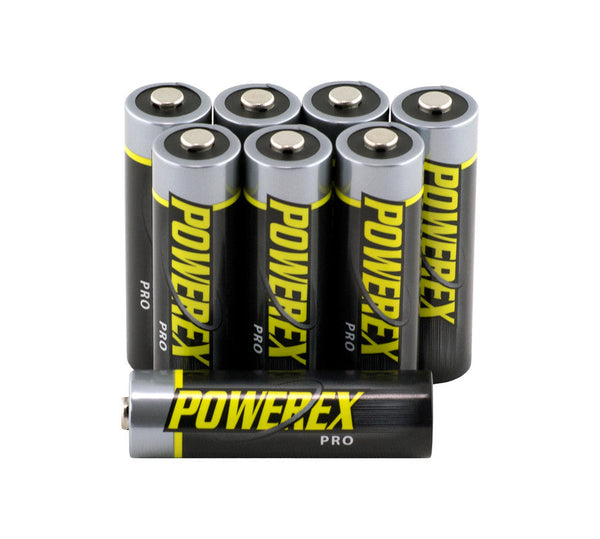 brightest flashlight aa powex rechargeable nimh 8pack battery 2800mAh NINMAX it will retain 85% of its capacity Powerex Pro Rechargeable AA NiMH