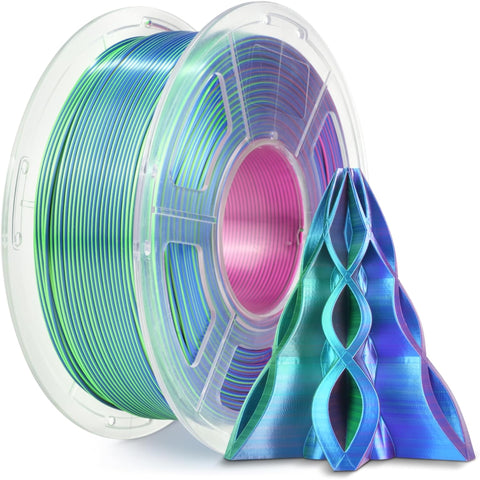 Sunlu Dual/Tri-Color Co-Extrusion Silk PLA+ 3D Printer Filament 1.75mm