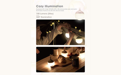 Nitecore Bubble Lightweight Camping Lantern (100 Lumens | 3xAAA or Li-Ion)