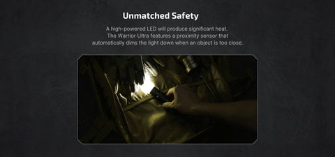 Olight Warrior Ultra 2500 Lumen Rechargeable Tactical Flashlight