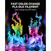 Sunlu Rainbow/Gradient Silk PLA-PLUS Filament 1.75mm 1kg, Dimensional Accuracy +/- 0.02mm