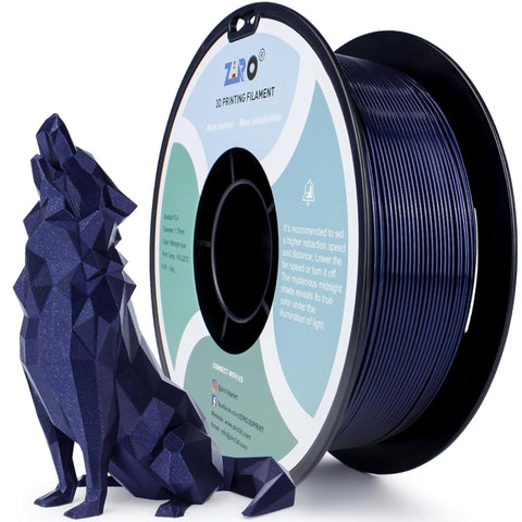 Ziro 'Mystical' Ultra-Fine Glitter-PLA 1.75 3D Printer Filament, 1kg