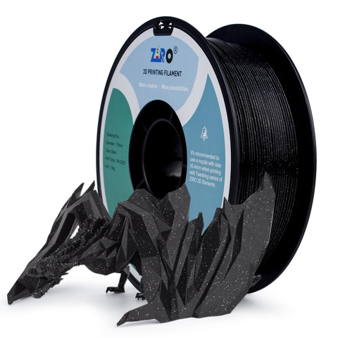 Ziro Transparent 'Twinkling' Glitter-PLA 1.75MM 3D Printer Filament