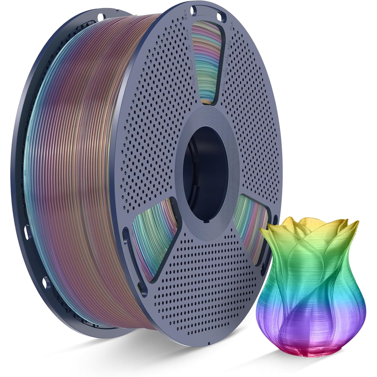 Sunlu Rainbow/Gradient PLA Filament 1.75mm 1kg, Dimensional Accuracy +/- 0.02mm