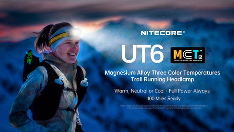 Nitecore UT6 MCT 1600 Lumen Rechargeable Trail Running Headlamp