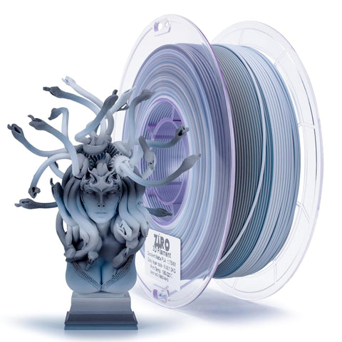 Ziro Rainbow/Gradient Matte PLA 3D Printer Filament 1.75mm