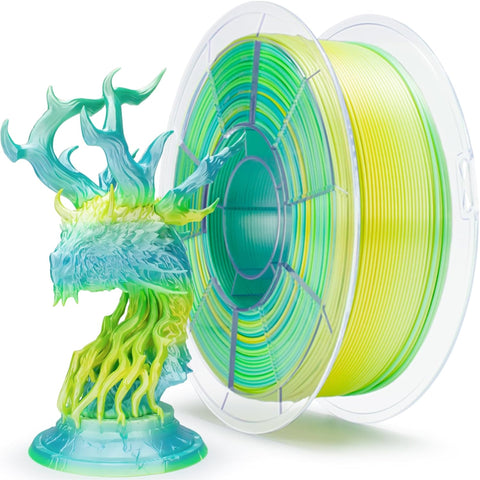 Ziro Rainbow/Gradient Silk PLA 3D Printer Filament 1.75mm