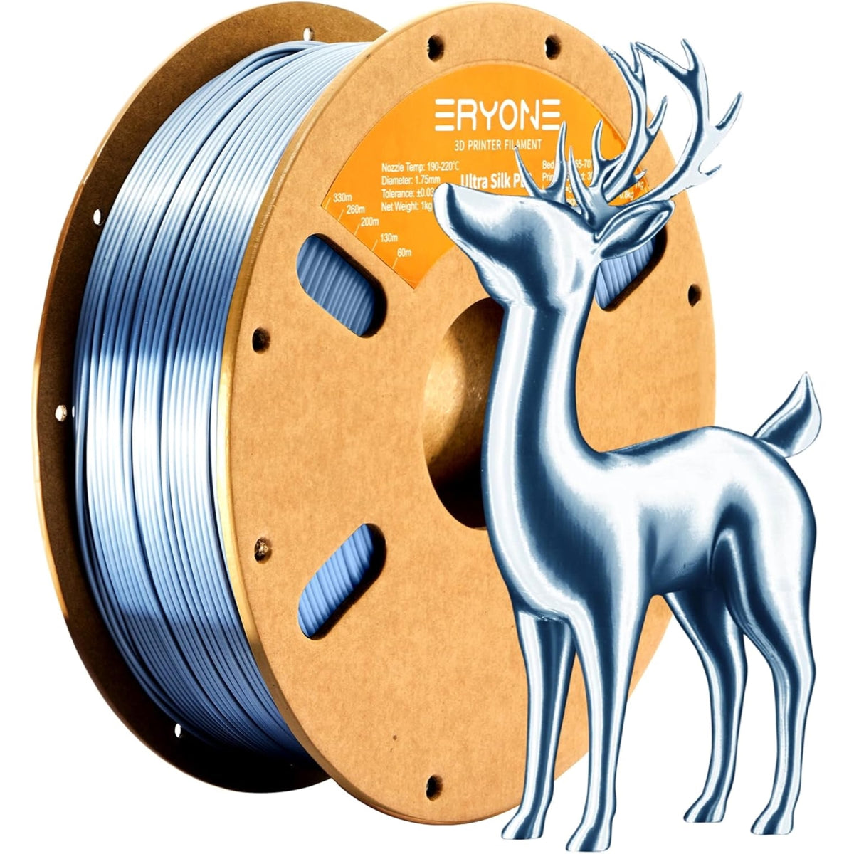 ERYONE Ultra Silk PLA Filament - 1.75mm±0.03mm