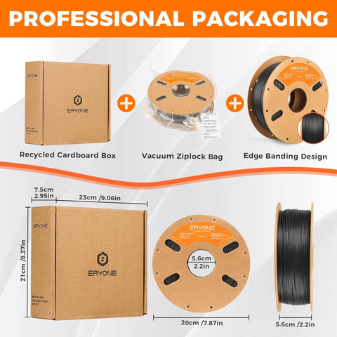 ERYONE CF-PP Carbon-Fiber Polypropelene Filament - 1.75mm±0.03mm, 700g