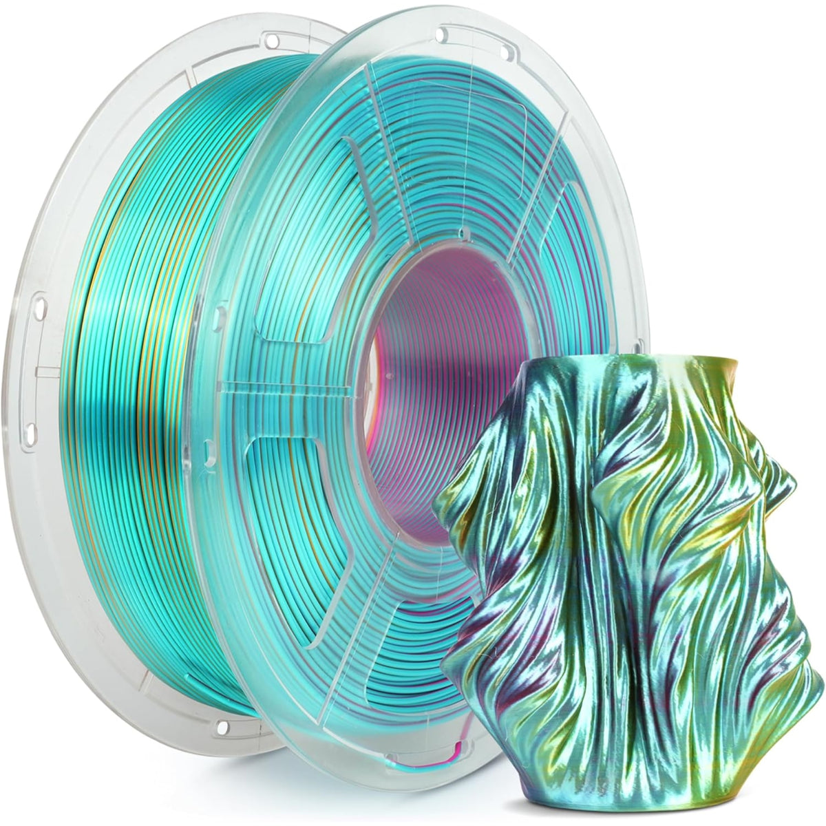 Sunlu Dual/Tri-Color Co-Extrusion Silk PLA+ 3D Printer Filament 1.75mm
