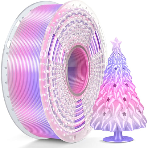 Sunlu Rainbow/Gradient Silk PLA-PLUS Filament 1.75mm 1kg, Dimensional Accuracy +/- 0.02mm