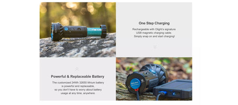 Olight Marauder Mini 7000 Lumen Super Bright Rechargeable Flashlight