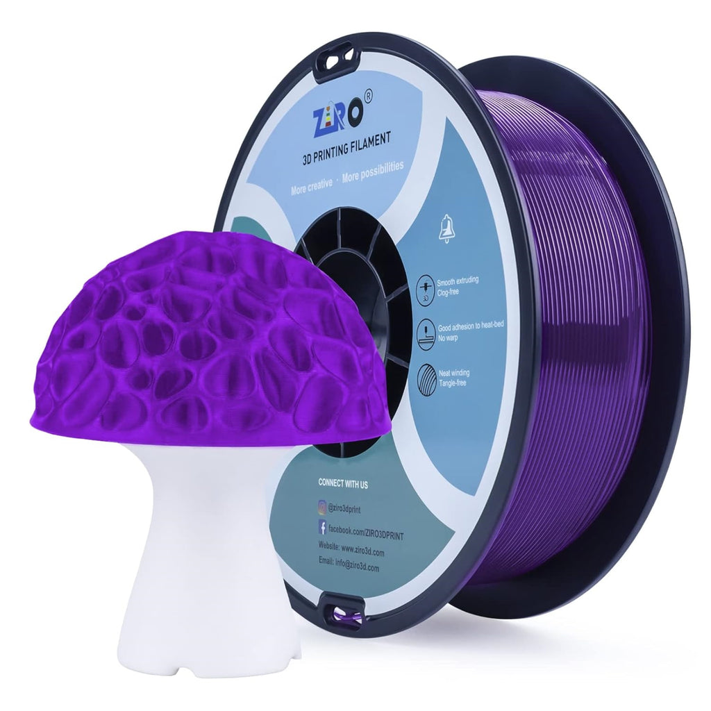 Ziro Transparent PLA PRO 1.75mm 3D Printer Filament – PhotonLight.com, Inc