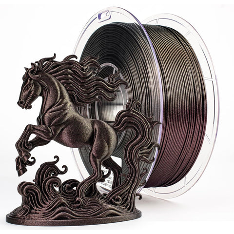Ziro 3D 'Chameleon' Color-Shifting Glitter PLA Filament, 1.75mm