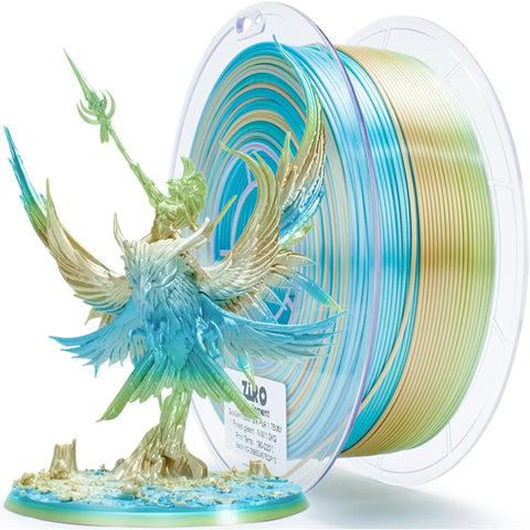 Ziro Rainbow/Gradient Silk PLA 3D Printer Filament 1.75mm