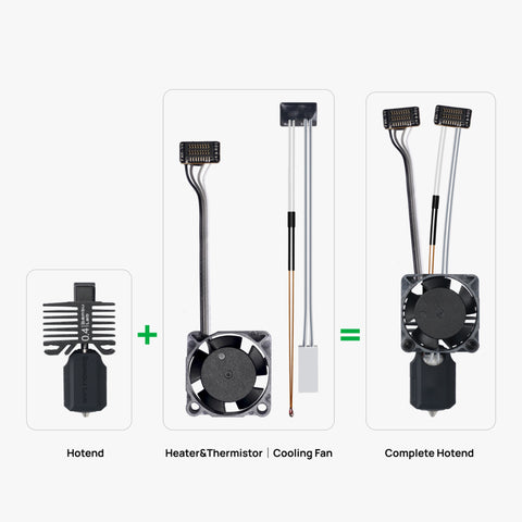 Bambu Lab Replacement Complete Hotends - P1 Series (P1S / P1P)