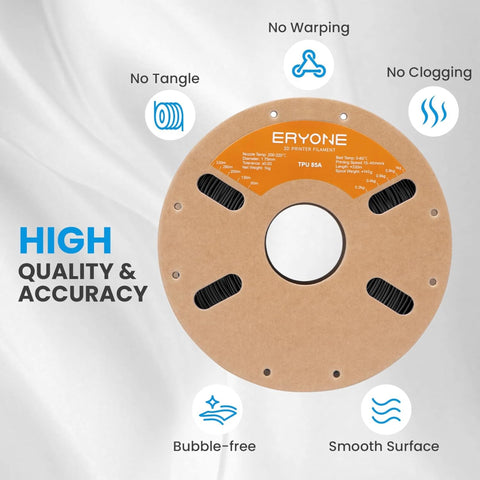 ERYONE TPU 85A Filament - 1.75mm±0.03mm