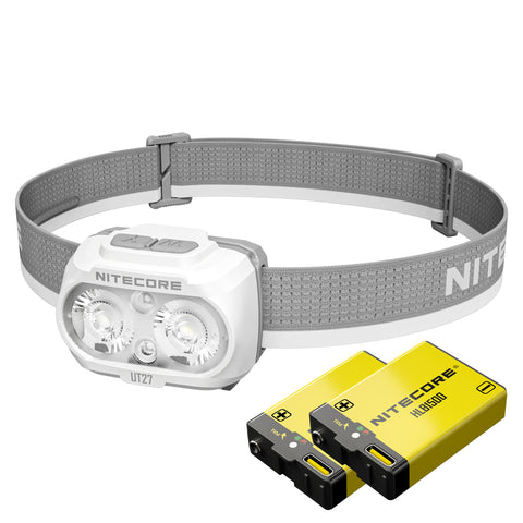 Nitecore UT27 MCT Pro 800 lumen 3 Color Temperatures Running Headlamp, Pro Kit w/ 2 Batteries