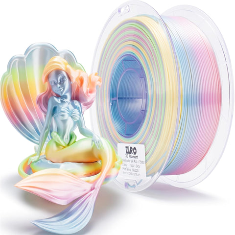 Ziro Rainbow/Gradient Silk PLA 3D Printer Filament 1.75mm