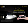 Flashlights & Headlamps - Nitecore E4K Compact EDC Flashlight W/ USB-C Rechargeable Battery ( 4400 Lumens | 21700 Lithium)