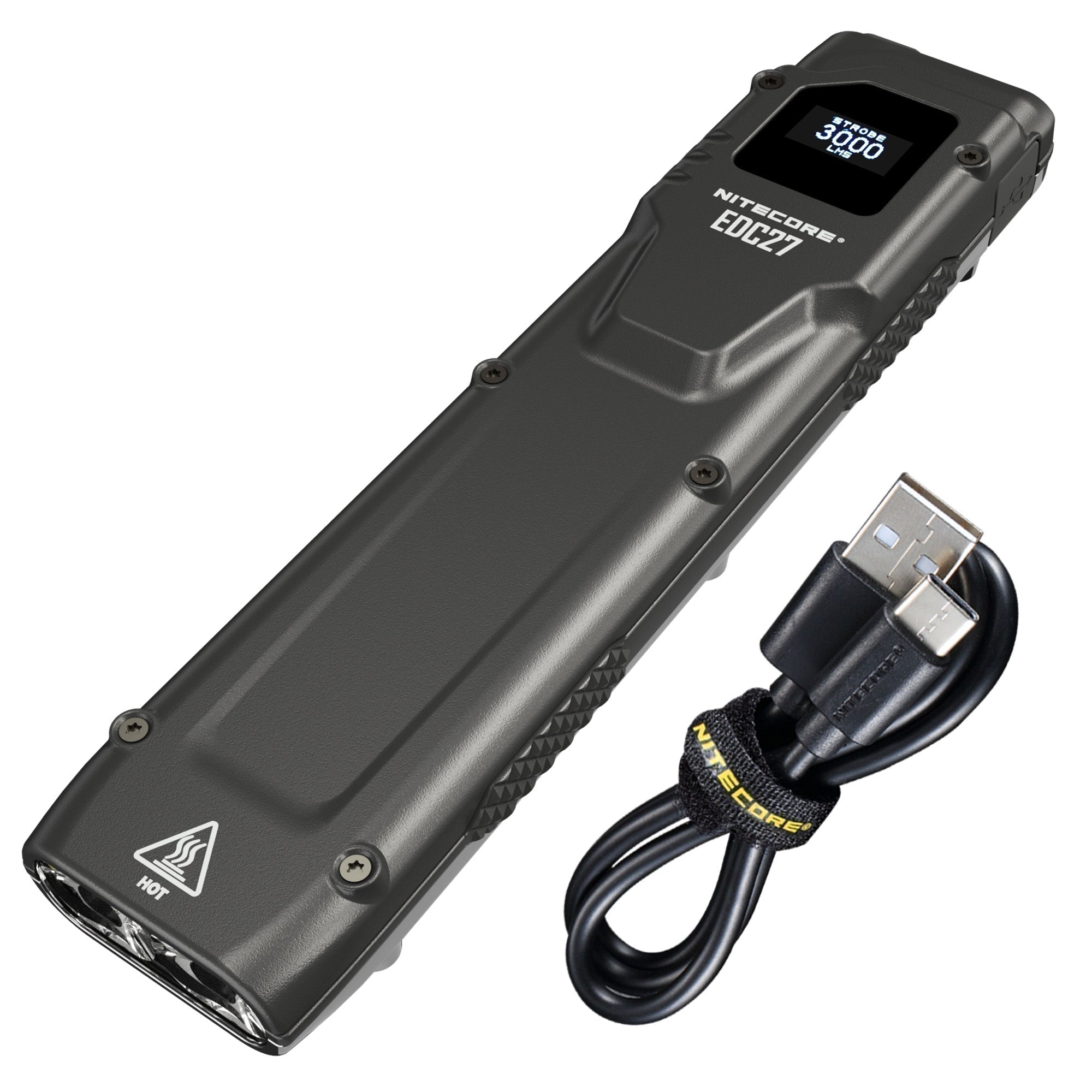 Flashlights & Headlamps - Nitecore EDC27 3000 Lumen Ultra Slim Flat EDC Flashlight