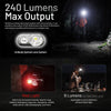 Flashlights & Headlamps - Nitecore HA11 Ultra-Lightweight Headlamp W/ Aux. Red Beam (240 Lumens | 1xAA)