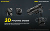 Flashlights & Headlamps - Nitecore HM01 360° Pivoting Tactical Helmet Light (320 Lumens | 1xCR123A)