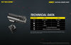 Flashlights & Headlamps - Nitecore HM01 360° Pivoting Tactical Helmet Light (320 Lumens | 1xCR123A)