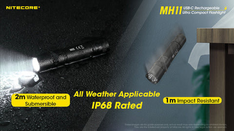 Flashlights & Headlamps - Nitecore MH11 EDC Flashlight (1000 Lumens | USB-C Rechargeable)