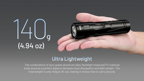 Flashlights & Headlamps - Nitecore MH15 2-in-1 Flashlight & USB Power Bank (2000 Lumens | USB-C Rechargeable)