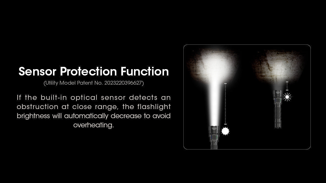 Flashlights & Headlamps - Nitecore MH25 Pro Long Throw Flashlight (3300 Lumens | USB-C Rechargeable)