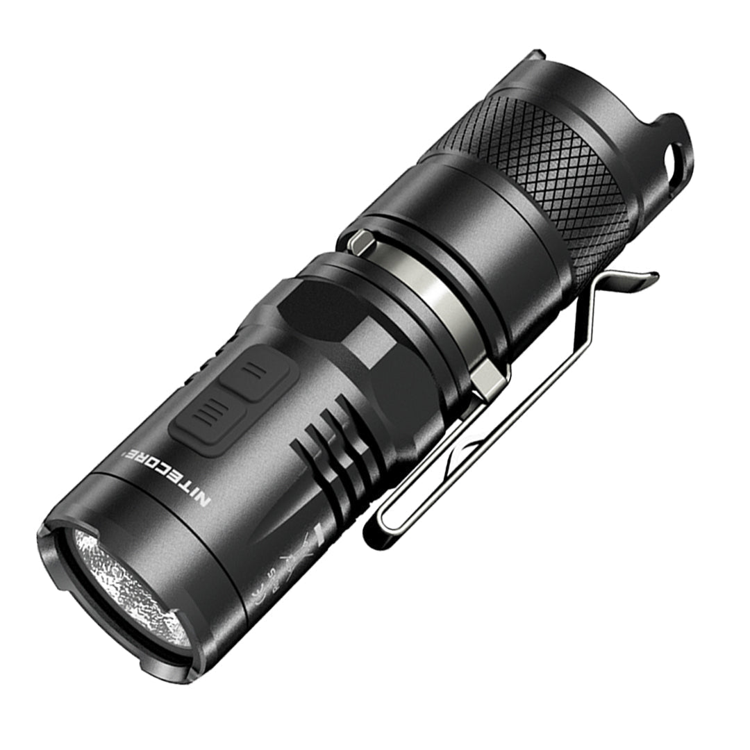 Flashlights & Headlamps - Nitecore MT10C Compact EDC Flashlight W/ Aux. Red Beam (920 Lumens | 18350 Lithium)