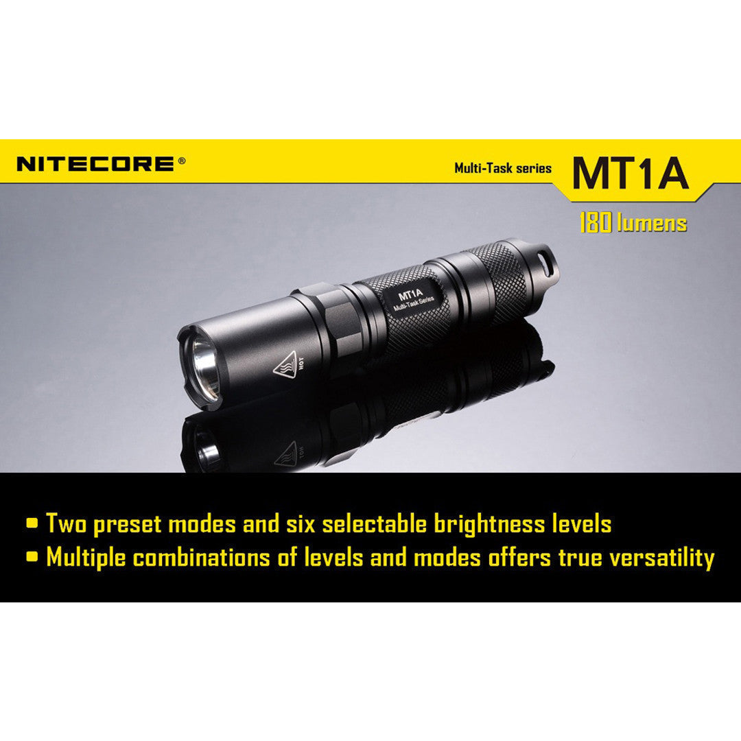 Flashlights & Headlamps - Nitecore MT1A Multi-task Compact EDC Flashlight (180 Lumens | 1xAA)